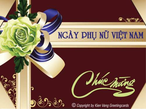 TẶNG CÁC ĐỒNG NGHIỆP NỮ GẦN XA BỘ THIỆP 20.10