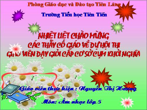 Tiết 10. OTBH: Những bông hoa những bài ca - Giới thiệu một số nhạc cụ nước ngoài