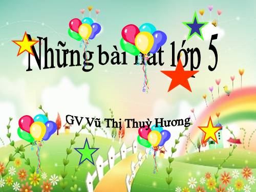 Tiết 35. Tập biểu diễn các bài hát