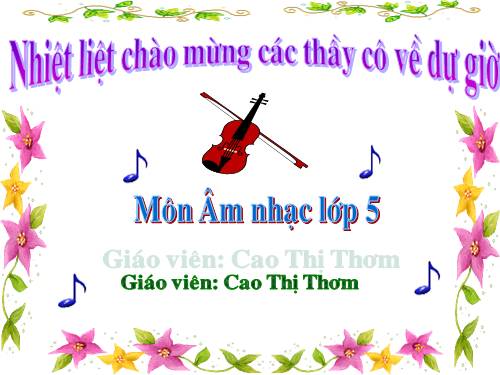 Tiết 11. TĐN: TĐN số 3