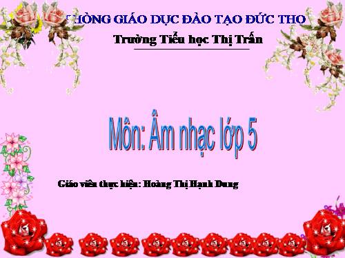 Tiết 30. HH: Dàn đồng ca mùa hạ