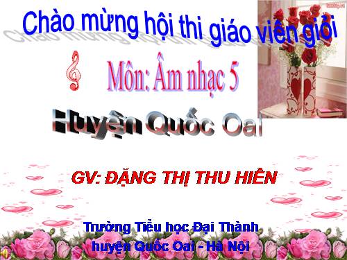 Tiết 19. HH: Hát mừng