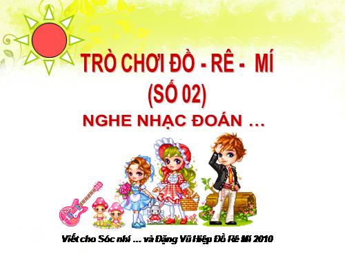 ĐỒ RÊ MÍ - SỐ 02