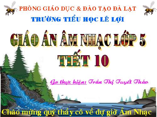 Tiết 10. OTBH: Những bông hoa những bài ca - Giới thiệu một số nhạc cụ nước ngoài