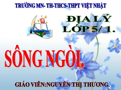 Bài 4. Sông ngòi