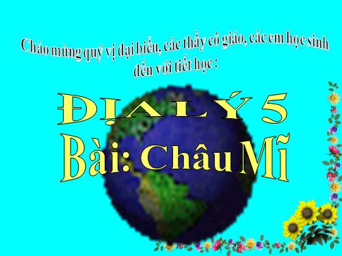 Bài 25. Châu Mĩ