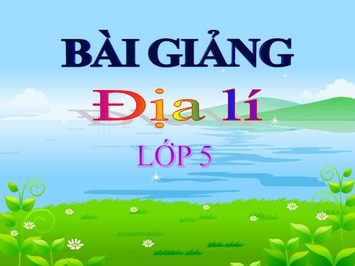 Bài 27. Châu Đại Dương và châu Nam Cực