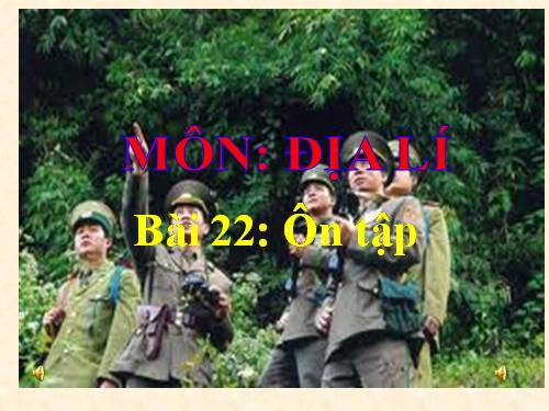 Bài 22. Ôn tập