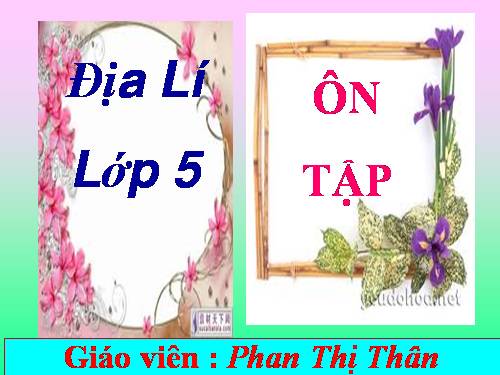 Bài 16. Ôn tập