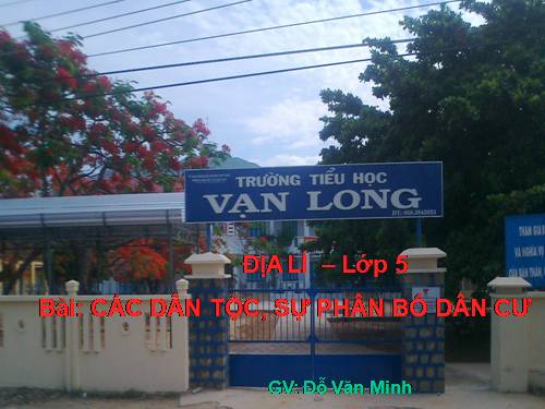 Bài 9. Các dân tộc, sự phân bố dân cư