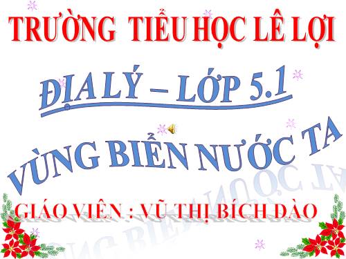 Bài 5. Vùng biển nước ta