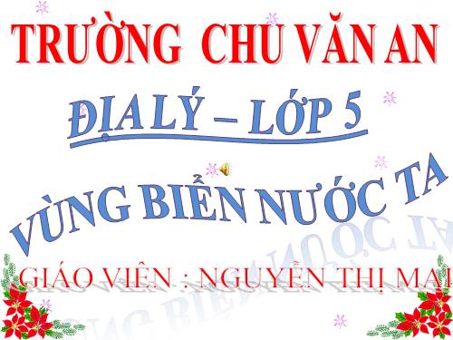 Bài 5. Vùng biển nước ta