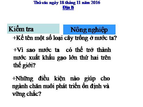 Bài 11. Lâm nghiệp và thuỷ sản