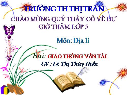 Bài 14. Giao thông vận tải