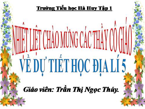 Bài 9. Các dân tộc, sự phân bố dân cư