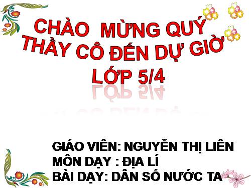 Bài 8. Dân số nước ta