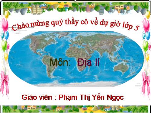 Bài 28. Các đại dương trên thế giới