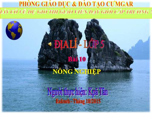 Bài 10. Nông nghiệp