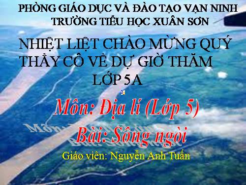 Bài 4. Sông ngòi