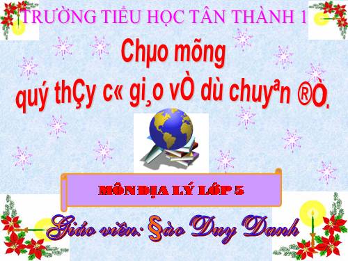 Bài 15. Thương mại và du lịch