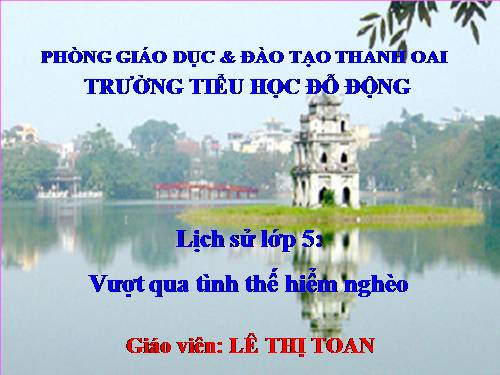 Vượt qua tình thế hiểm nghèo