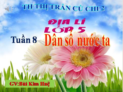 Bài 8. Dân số nước ta