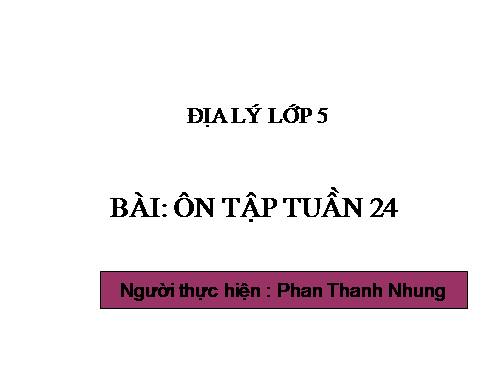 Bài 22. Ôn tập