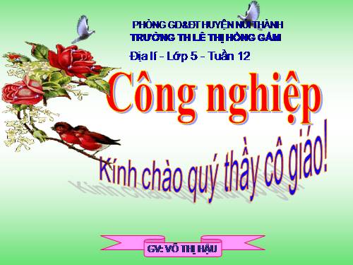 Bài 12. Công nghiệp