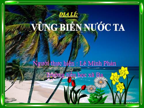 Bài 5. Vùng biển nước ta