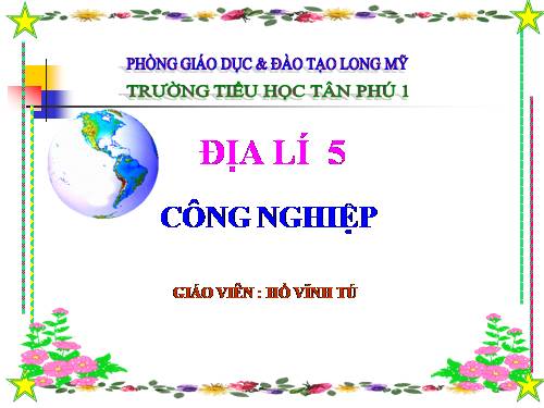 Bài 12. Công nghiệp