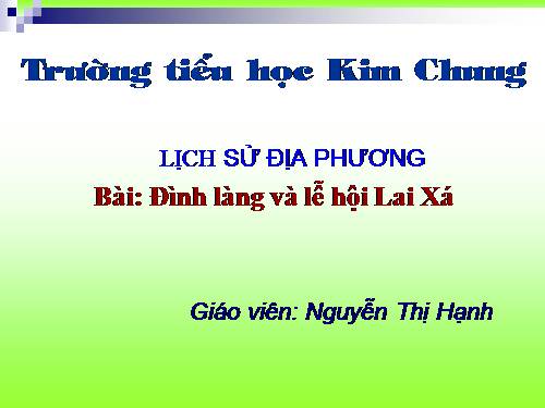 Lịch sử địa phương