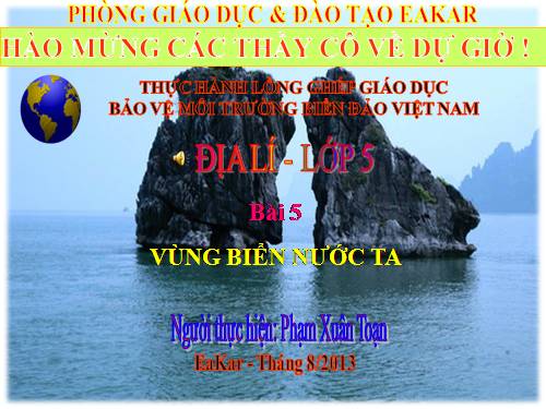 Bài 5. Vùng biển nước ta