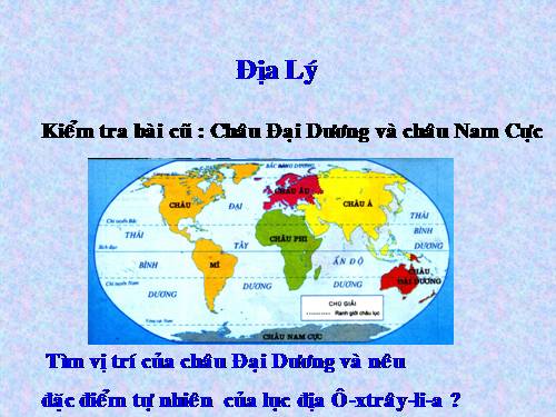 Bài 28. Các đại dương trên thế giới