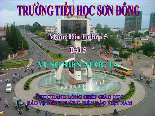 Bài 5. Vùng biển nước ta