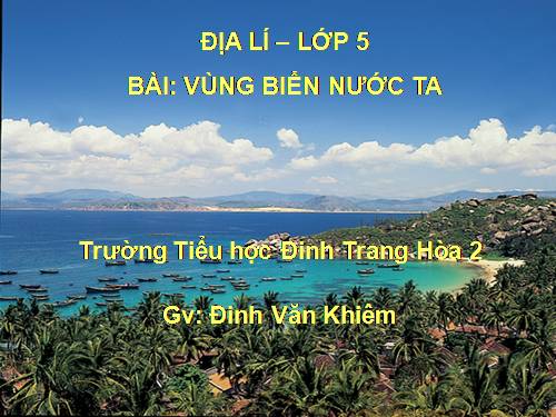 Bài 5. Vùng biển nước ta