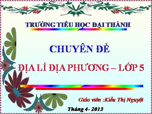 DL dia phuong