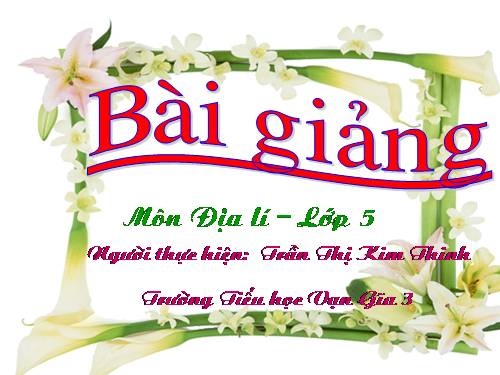 Bài 6. Đất và rừng