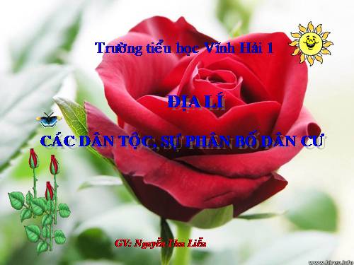 Bài 9. Các dân tộc, sự phân bố dân cư