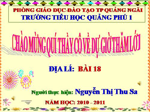 Bài 18. Châu Á (tiếp theo)