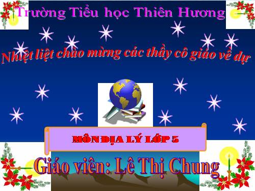 Bài 15. Thương mại và du lịch