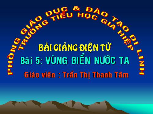 Bài 5. Vùng biển nước ta