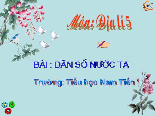 Bài 8. Dân số nước ta