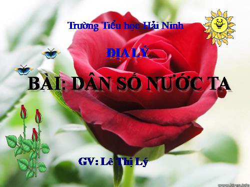 Bài 8. Dân số nước ta