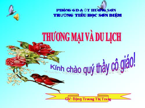 Bài 15. Thương mại và du lịch