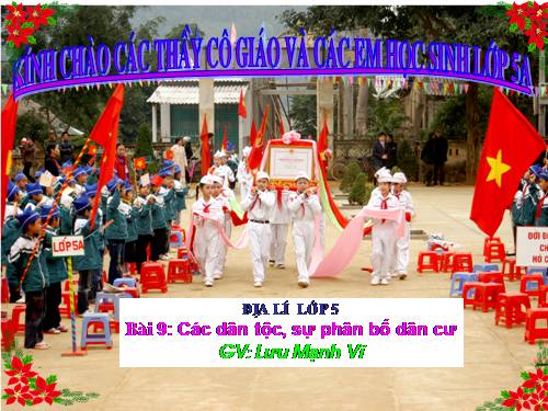 Bài 9. Các dân tộc, sự phân bố dân cư