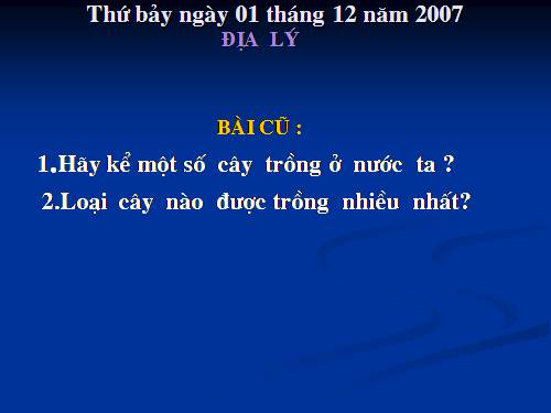 Bài 11. Lâm nghiệp và thuỷ sản