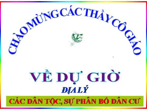 Bài 9. Các dân tộc, sự phân bố dân cư