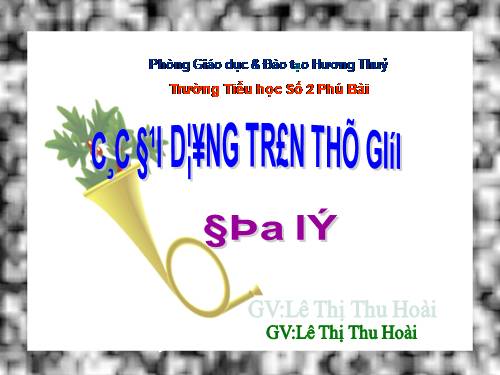 Bài 28. Các đại dương trên thế giới