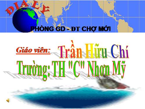 Bài 28. Các đại dương trên thế giới