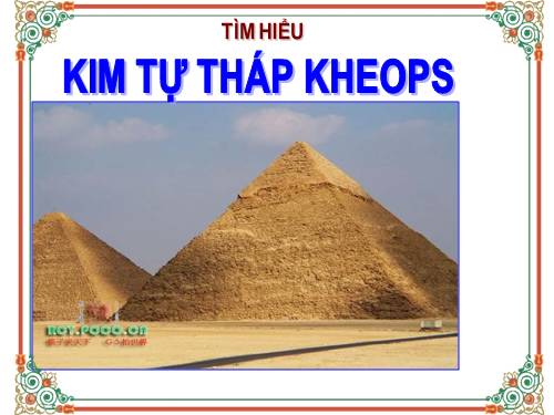 Kim tự tháp kheops